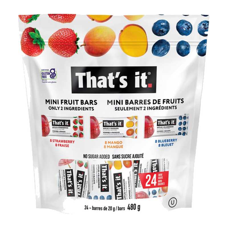 That’s It Mini Fruit Bars Variety Pack 24 × 20 g