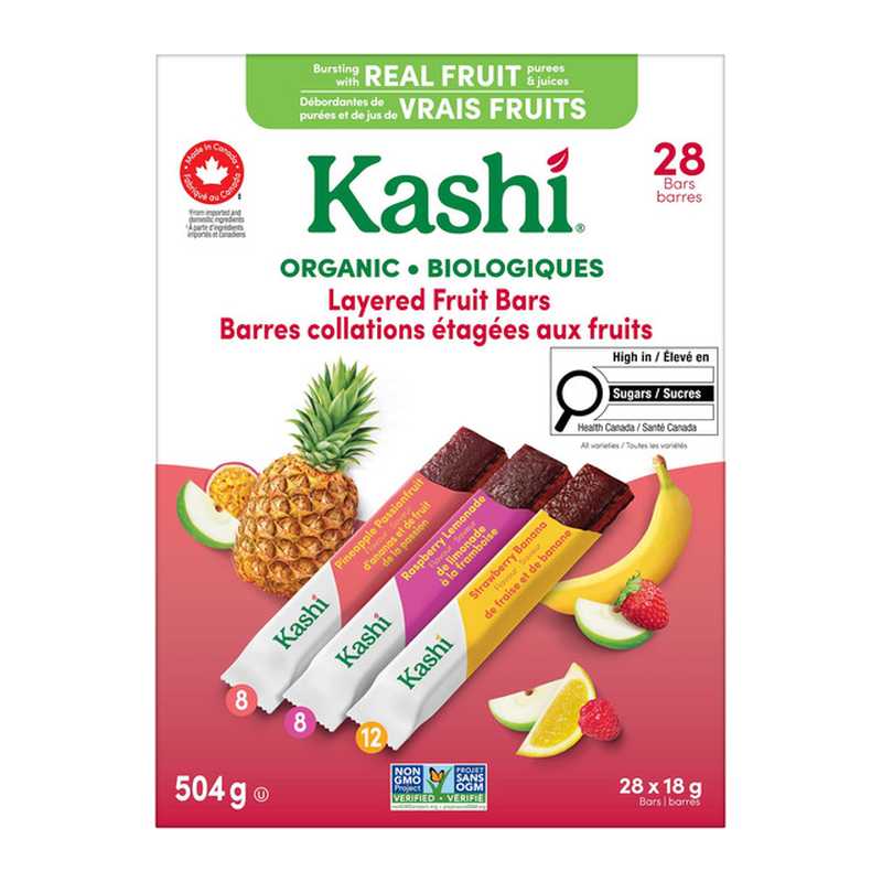Kashi Organic Layered Fruit Bar Variety 28 × 18 g