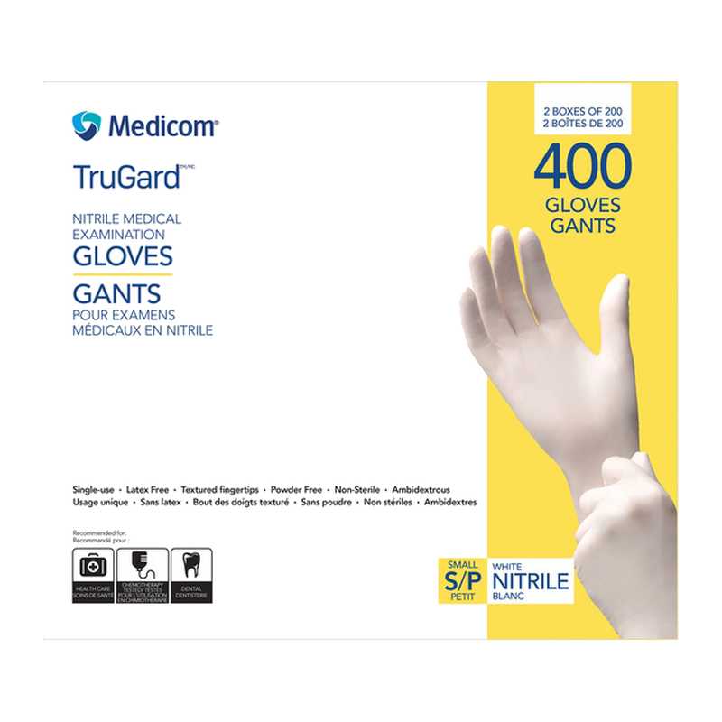 Trugard Nitrile Gloves Small 2 Packs of 200