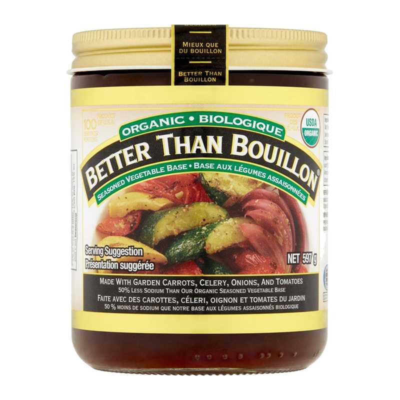 Better Than Bouillon Organic Seasoned Vegetable Base 597 g