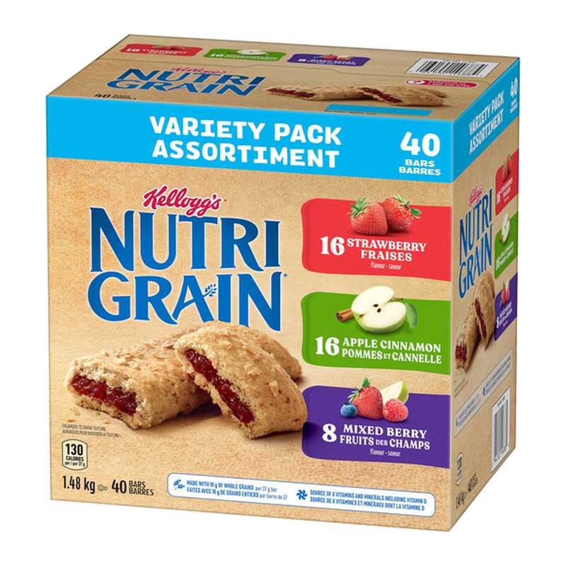 Kellogg's Nutrigrain Variety Pack 40 × 37 g