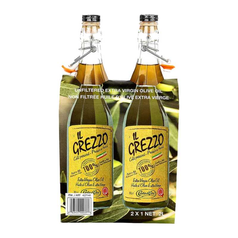 Il Grezzo Unfiltered Evoo 2 × 1 L