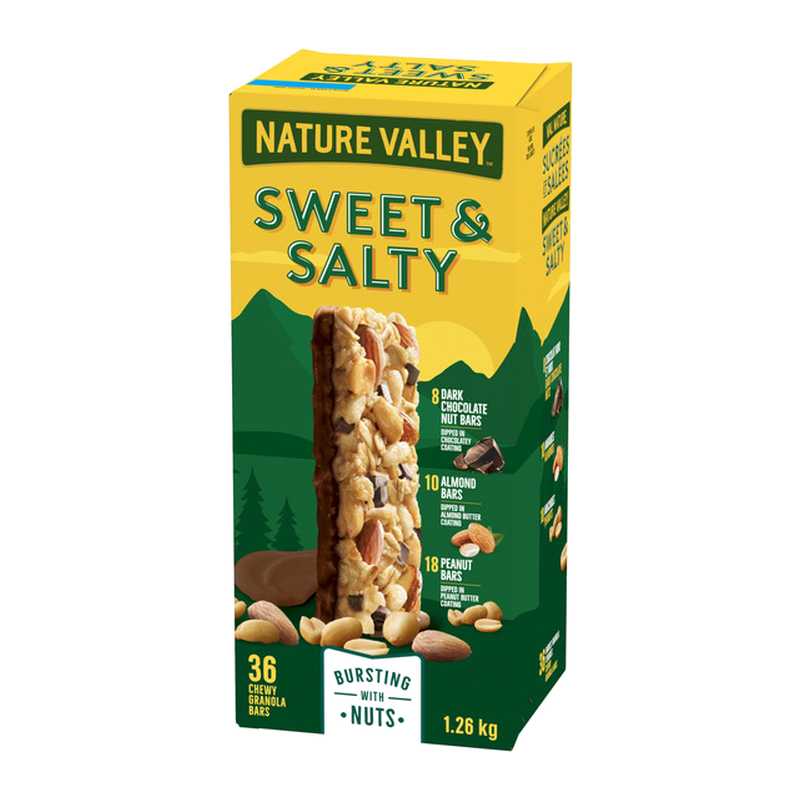 Nature Valley Sweet & Salt Granola Bars Variety Pack 36 × 35 g