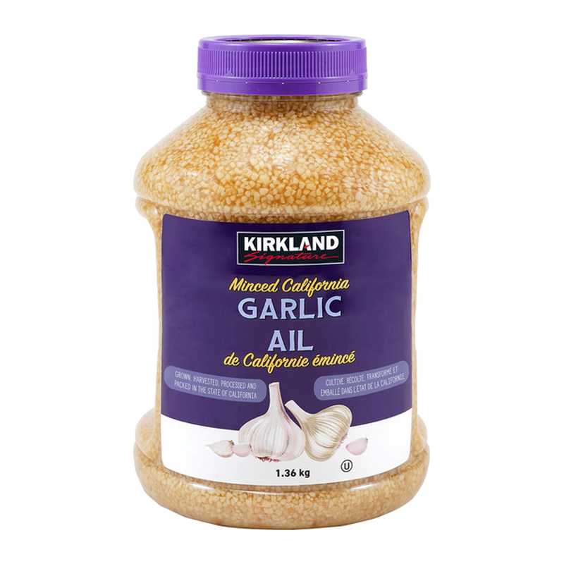 Kirkland Minced California Garlic 1.36 kg