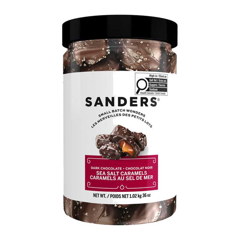 Sanders Sea Salt Caramels 1.02 kg
