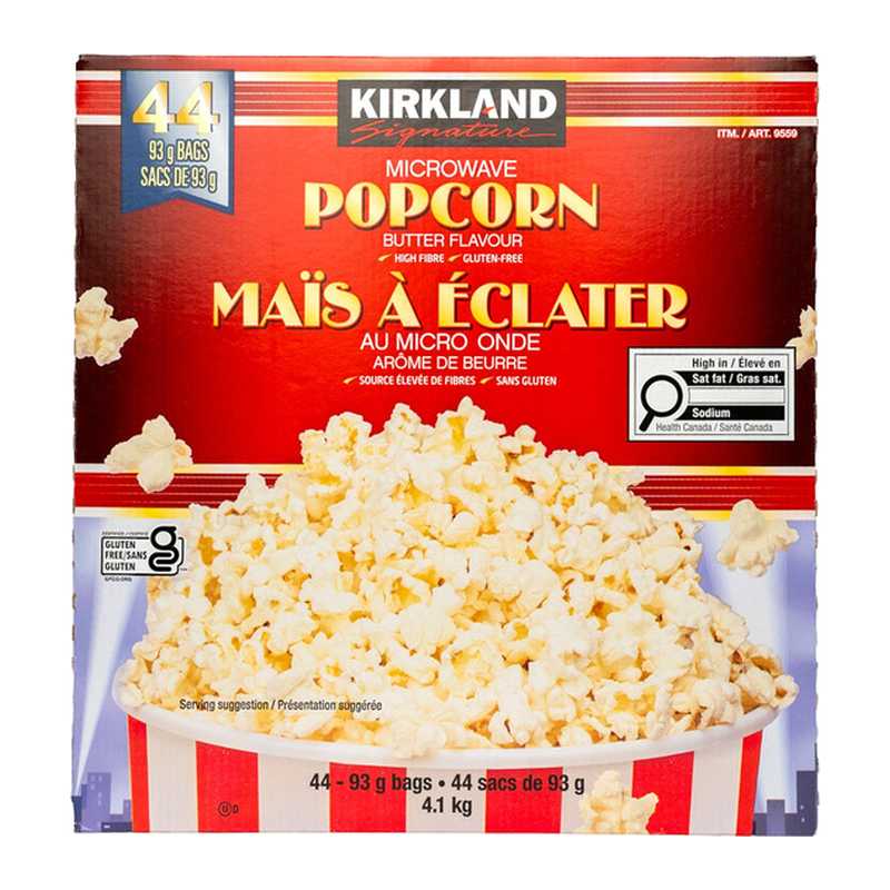 Kirkland Signature Microwave Popcorn 44 × 93 g